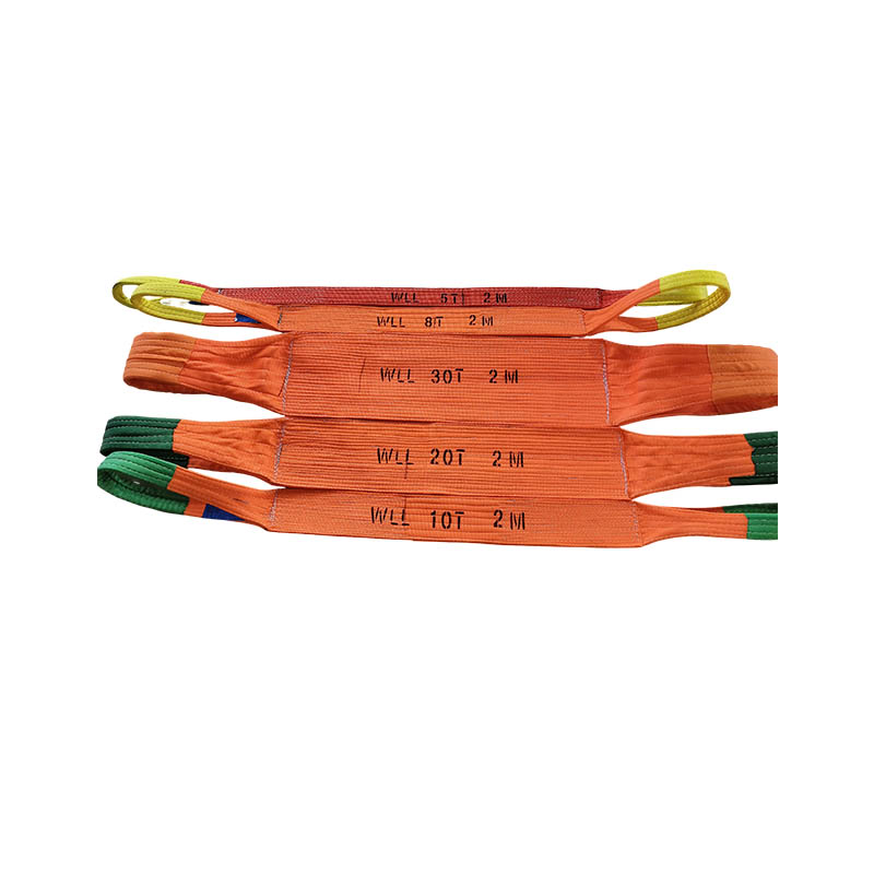 National Standard Color Lifting Belt Thickened Lifting Rope Crane Crane Lifting Industrial Lifting Belt