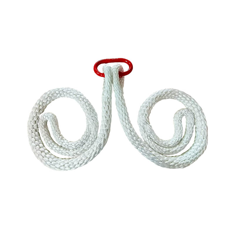National Standard Two-End Buckle Nylon Lifting Rope Double Buckle Lifting Wear-Resistant Round Soft Lifting Rope Crane Industrial Lifting Belt