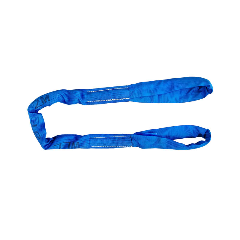 National Standard Flexible Lifting Belt Round Soft Lifting Belt Crane Crane Double Buckle Lifting Belt Lifting Belt